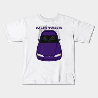 Mustang GT 1994 to 1998 SN95 - Purple Kids T-Shirt